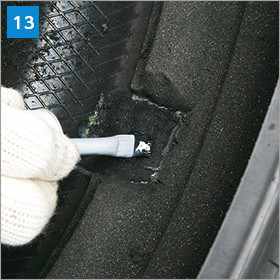 内面タイヤパンク修理の方法13