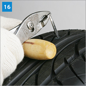 内面タイヤパンク修理の方法16