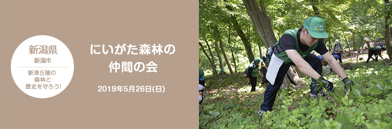 新潟県 新潟市 新津丘陵の森林と歴史を守ろう! にいがた森林の仲間の会 2018年5月26日(日)
