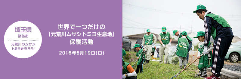 埼玉県 熊谷市 元荒川のムサシトミヨを守ろう！ 世界で一つだけの「元荒川ムサシトミヨ生息地」保護活動 2016年6月19日（日）